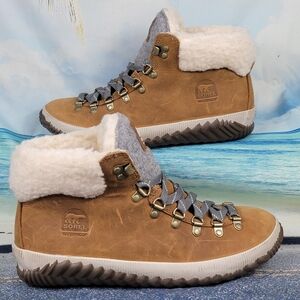 Sorel Out N About Plus Conquest Waterproof Winter Boots Womens 11